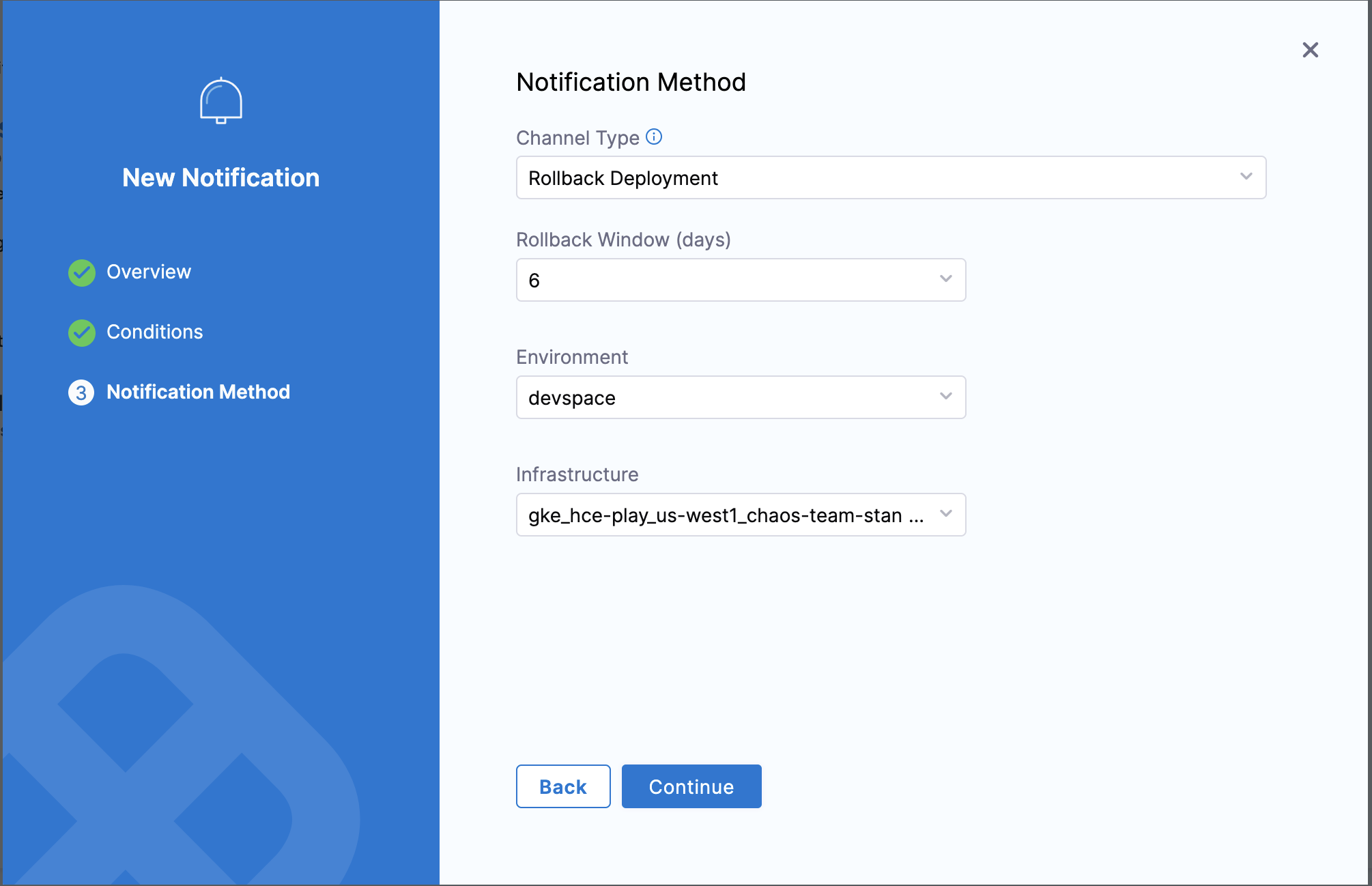 New notification rule